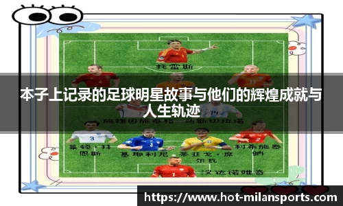 本子上记录的足球明星故事与他们的辉煌成就与人生轨迹